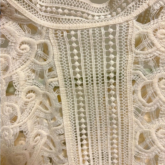 XS/S H&M bloggers fav Crochet Lace midi Summer Dress PtP 17” - Picture 5 of 10